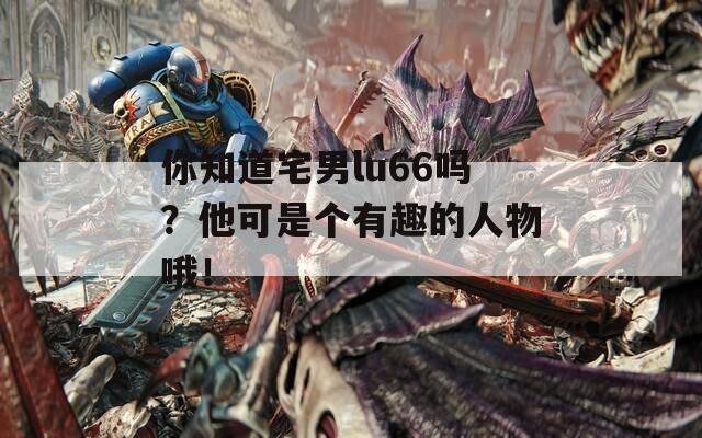 你知道宅男lu66吗？他可是个有趣的人物哦！