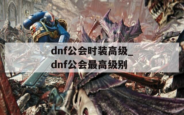 dnf公会时装高级_dnf公会最高级别