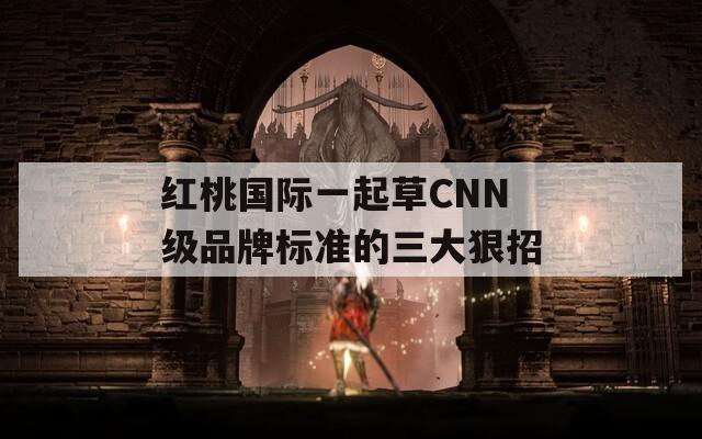 红桃国际一起草CNN级品牌标准的三大狠招