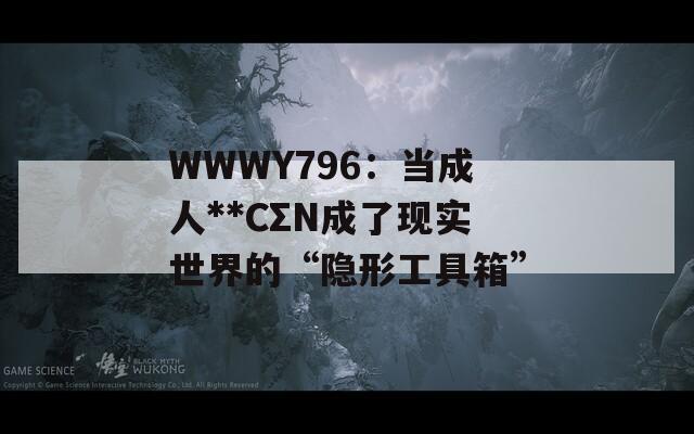 WWWY796：当成人**CΣN成了现实世界的“隐形工具箱”