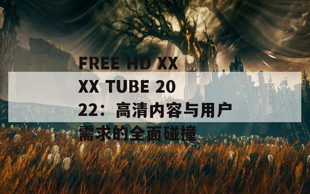 FREE HD XXXX TUBE 2022：高清内容与用户需求的全面碰撞