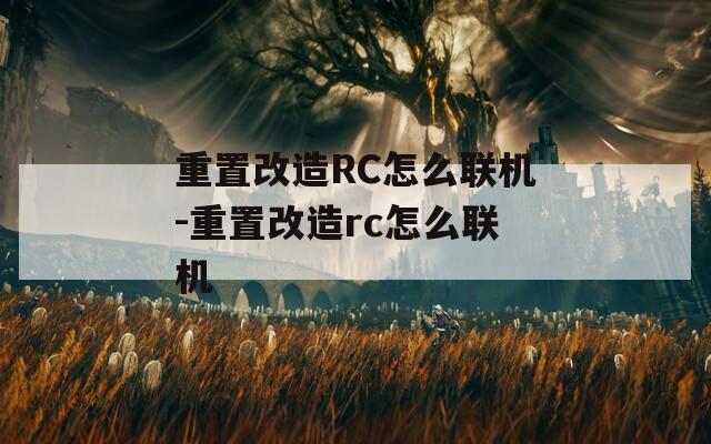 重置改造RC怎么联机-重置改造rc怎么联机