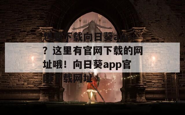 想要下载向日葵app？这里有官网下载的网址哦！向日葵app官网下载网址