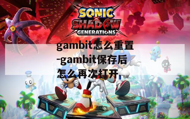 gambit怎么重置-gambit保存后怎么再次打开