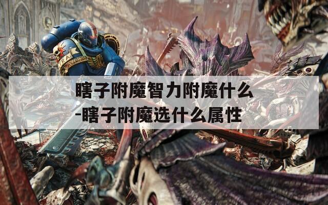 瞎子附魔智力附魔什么-瞎子附魔选什么属性