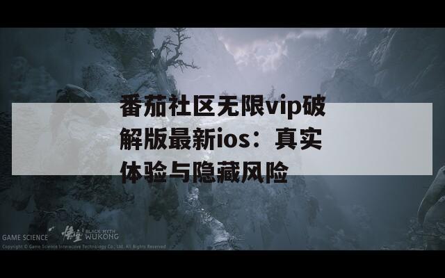 番茄社区无限vip破解版最新ios：真实体验与隐藏风险